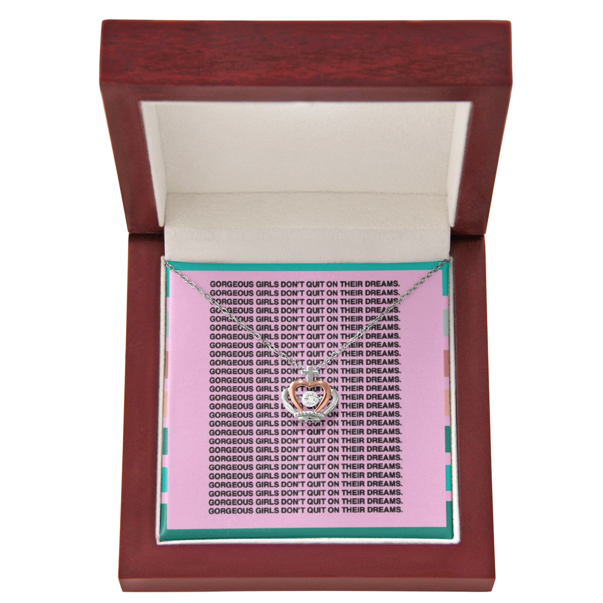 queen energy crown necklace