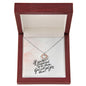 “If You’re Supposed to Be There, God Will Get You There” crown pendant necklace