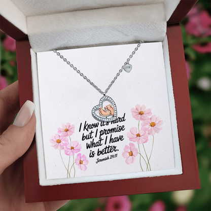 Baby Feet Heart Necklace – A Beautiful Reminder of Love and New Beginnings