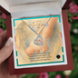 Baby Feet Heart Necklace – Mama of an Angel Memorial Gift | Miscarriage & Infant Loss Jewelry with Sympathy Message Card