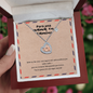 Baby Feet Heart Necklace para Mamá en Camino | Funny Spanglish Pregnancy Gift | New Mom Necklace | Baby Shower Jewelry