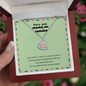 Baby Feet Heart Necklace para Mamá en Camino | Spanglish Pregnancy Gift | New Mom Necklace | Baby Shower Jewelry