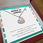 Baby Feet Heart Necklace para Mamá en Camino | Spanglish Pregnancy Gift | New Mom Necklace | Baby Shower Jewelry