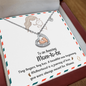 Baby Feet Heart Necklace – Mom-to-Be Gift Celebrating the Mama & Baby Bond | Pregnancy Jewelry with Sentimental Message Card
