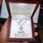Baby Feet Heart Necklace – Mom-to-Be Gift Celebrating the Mama & Baby Bond | Pregnancy Jewelry with Sentimental Message Card