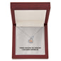 Baby Feet Heart Necklace gift for mom with heartfelt message