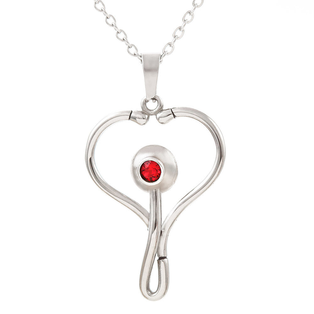 Gift for nurses with red crystal