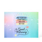 Positive affirmation plaque with uplifting quote for daily gratitude