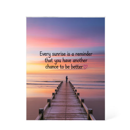Gift-ready packaging acrylic block inspirational quote for her