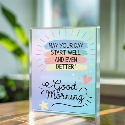 Modern minimalist décor piece for bedroom or office space