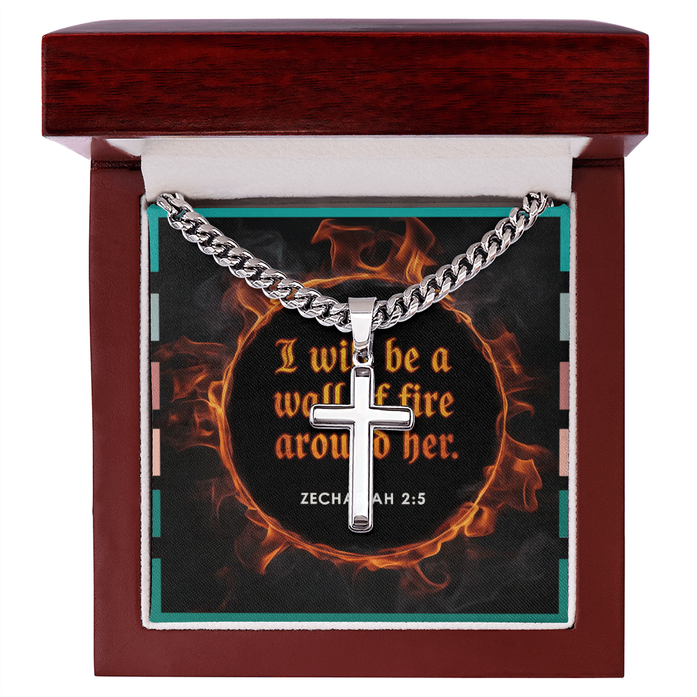 Jeremiah 29:11 Cross Necklace – Faith Over Worry Jewelry Gift