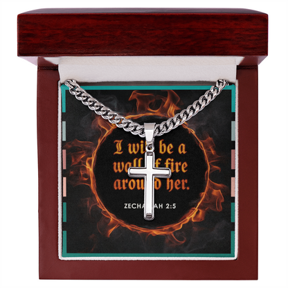 Jeremiah 29:11 Cross Necklace – Faith Over Worry Jewelry Gift