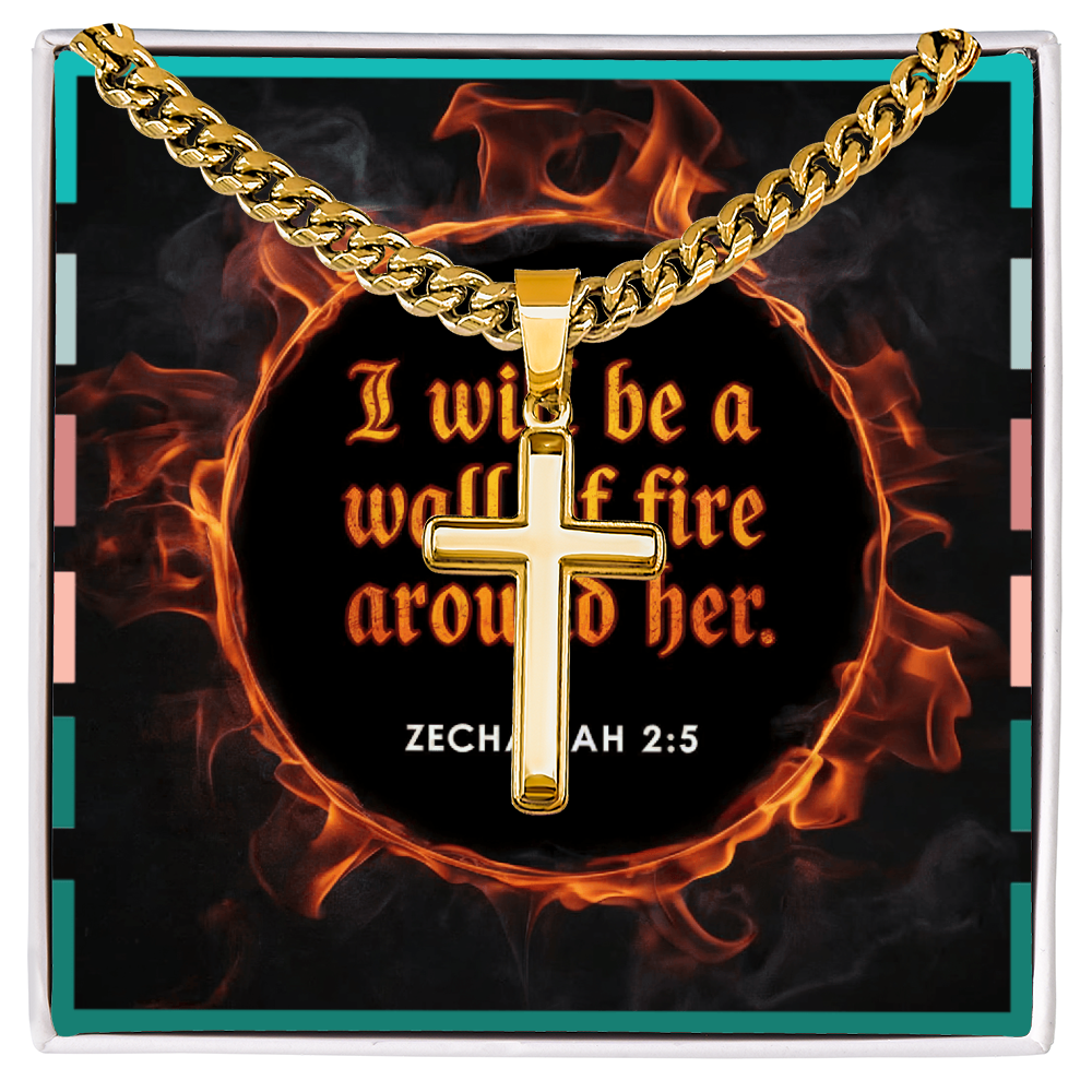 Jeremiah 29:11 Cross Necklace – Faith Over Worry Jewelry Gift