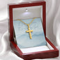 It's Never Luck, It's Always God: Artisan Cross Necklace