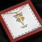 Christian jewelry gift symbolizing strength and prayer