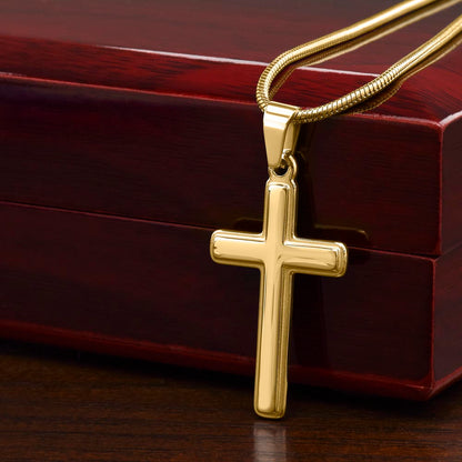 Always Carry a Cross Necklace | Personalized Christian Gift for Strength, Faith & Encouragement