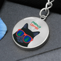 Personalized Meowy Catmas keychain engraving option