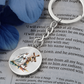 Jesus, Lead My Way – Faith-Inspired Graphic Circle Keychain for Daily Guidance & Strength | Christian Gift for Men & Women