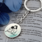 Jesus Hears Me Keychain | Christian Encouragement Gift | Faith Reminder Circle Keychain