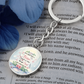 Nurse Prayer Keychain | Inspirational Christian Gift for Nurses | Faith-Based Medical Gift | Graphic Circle Keychain