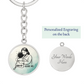 Jesus Hears Me Keychain | Christian Encouragement Gift | Faith Reminder Circle Keychain
