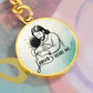 Jesus Hears Me Keychain | Christian Encouragement Gift | Faith Reminder Circle Keychain