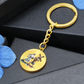 Jesus, Lead My Way – Faith-Inspired Graphic Circle Keychain for Daily Guidance & Strength | Christian Gift for Men & Women