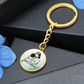 Jesus Hears Me Keychain | Christian Encouragement Gift | Faith Reminder Circle Keychain