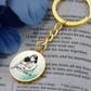 Jesus Hears Me Keychain | Christian Encouragement Gift | Faith Reminder Circle Keychain