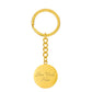 California Sunset Keychain “Love Brings You Home” Circle Keychain | California Beach Gift | Inspirational Graphic Keychain