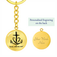 Jesus, Calm My Soul: Circle Keychain – Christian Anxiety Relief Gift | Peace & Comfort Reminder for Overwhelmed Hearts