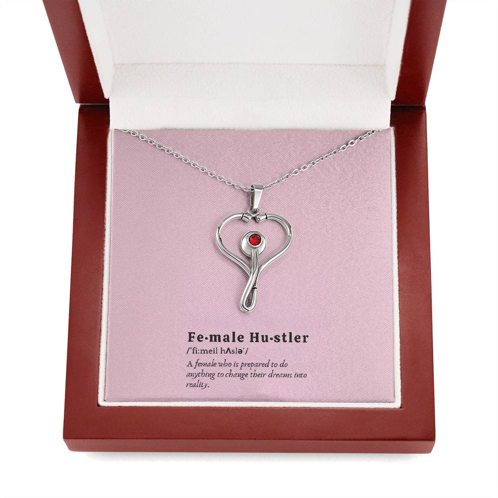 Stainless steel cable chain with lobster clasp and adjustable links for perfect fit.