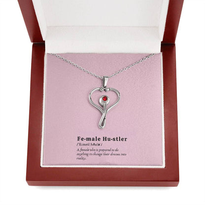 Stainless steel cable chain with lobster clasp and adjustable links for perfect fit.