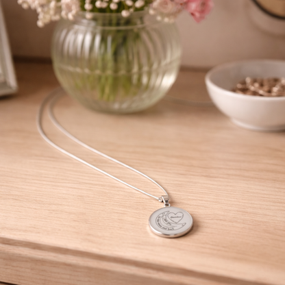 “To the Moon and Back” Grandma Necklace – A Timeless Symbol of Love & Connection