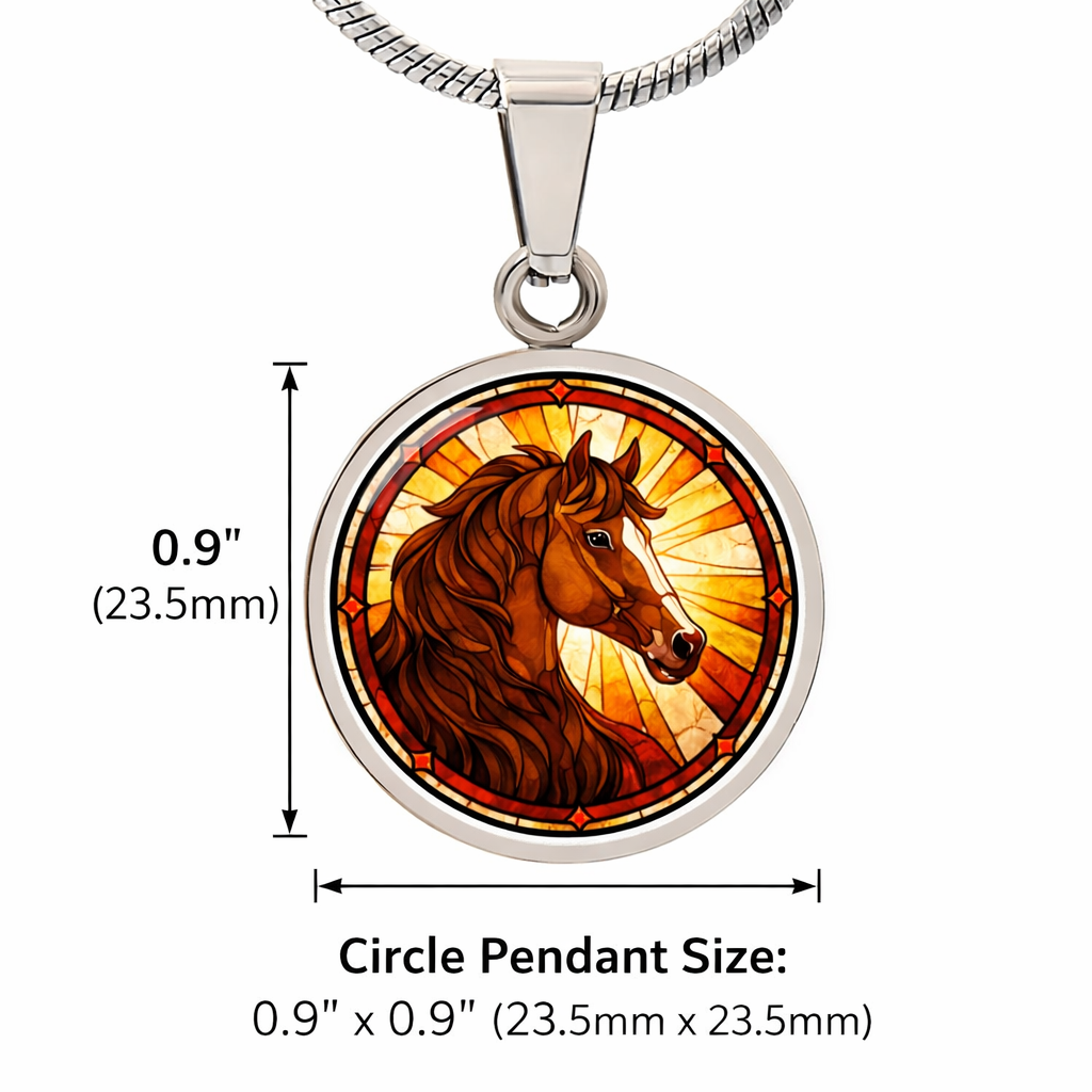 horse necklace