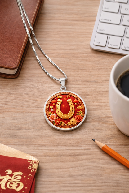 fortune charm necklace