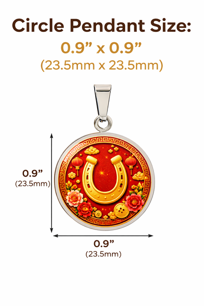 I want a lucky charm necklace for prosperity.