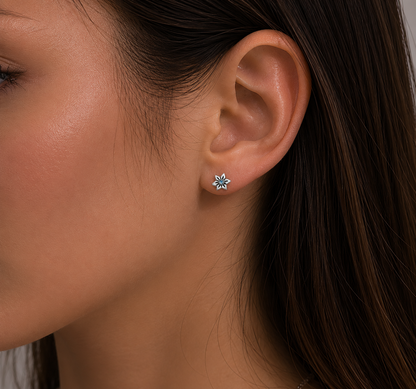 Milan Birthstone Necklaces Collection by Samahdee, Rings, Earrings: Handmade Flower Pendant with Colored Crystal - Gift for Mom, Daughter, BFF, Sister, Granddaughter, Niece