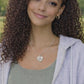 "Love Wins" Heart Necklace – Tic-Tac-Toe Love Pendant for Valentine's Day, Young Love & Sweet Moments