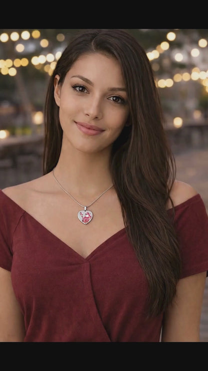 All Hearts. No Drama. Love Queen Heart Necklace – Bold Valentine's Gift for Confident Love & Self-Worth