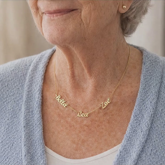 meaningful grandma jewelry close up