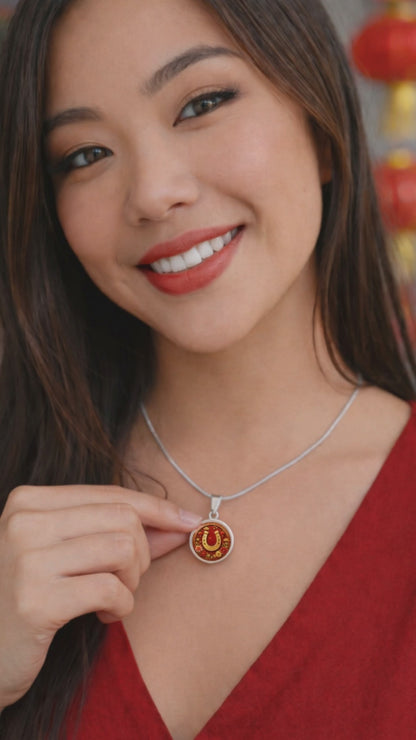 I want a lucky charm necklace for prosperity.