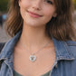 I Like You a Bot! Heart Necklace – Cute Robot Love Pendant for Valentine's Day, Young Love & Playful Moments