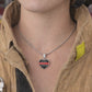 My Heart Belongs to a Firefighter Necklace – Heart-Shaped Pendant for Firefighter's Partner