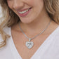 Pinky Promise Heart Necklace for Women – Valentine's Day Gift, Silver or 18K Gold Finish, Romantic Promise Jewelry with Optional Engraving, Adjustable 18–22” Chain