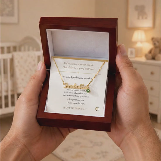 emotional first Mother’s Day jewelry gift for wife