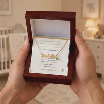 emotional first Mother’s Day jewelry gift for wife