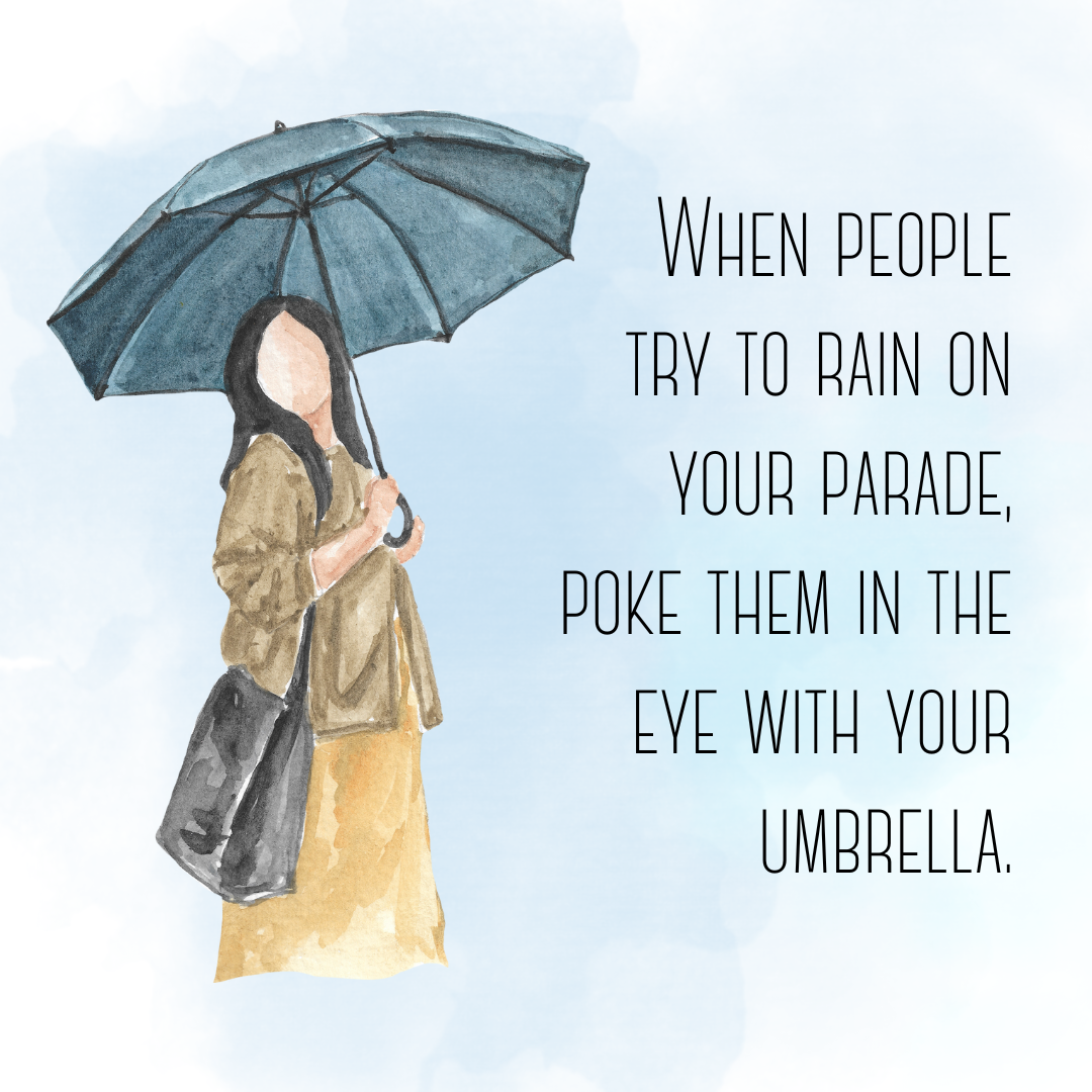 Cloud and Umbrella Necklace – Rainy Day Protection Pendant Gift Symbolizing Love & Support
