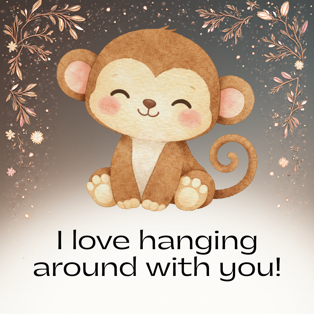 Monkey Necklace Gift – Funny Friendship Pendant