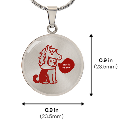 This Is My Year Necklace for Lunar New Year Confidence and New Beginnings